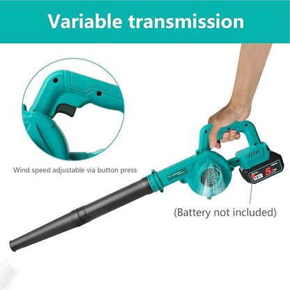 Waitley Cordless Leaf Blower for Makita 18V Battery - Ideal for Lawn Care & Cleaning