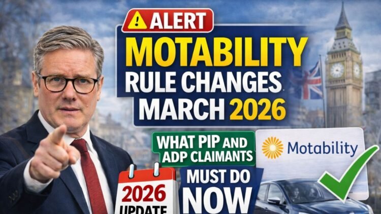 Motability Rule Changes March 2026 – What PIP and ADP Claimants Must Do Now